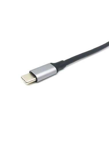 Equip 133483 base para portátil y replicador de puertos Alámbrico USB 3.2 Gen 1 (3.1 Gen 1) Type-C Negro, Gris