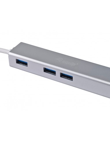 Equip 133481 base para portátil y replicador de puertos USB 3.2 Gen 1 (3.1 Gen 1) Type-C Plata