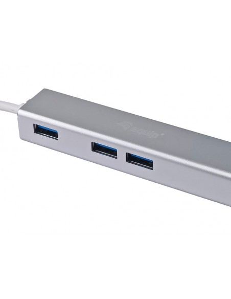 Equip 133481 base para portátil y replicador de puertos USB 3.2 Gen 1 (3.1 Gen 1) Type-C Plata