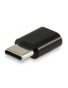 Equip 133472 cambiador de género para cable USB C Micro USB B Negro