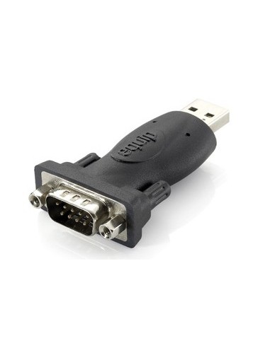 Equip 133382 cambiador de género para cable USB A RS-232 Negro