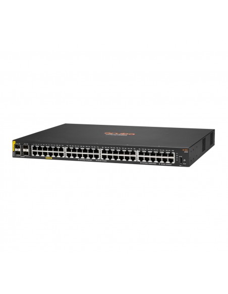 Aruba 6000 48G Class4 PoE 4SFP 370W Gestionado L3 Gigabit Ethernet (10 100 1000) Energía sobre Ethernet (PoE) 1U