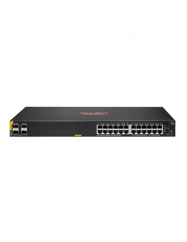 Aruba 6000 24G Class4 PoE 4SFP 370W Gestionado L3 Gigabit Ethernet (10 100 1000) Energía sobre Ethernet (PoE) 1U