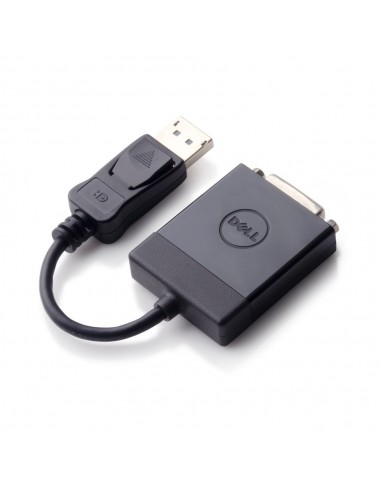 DELL 470-ABEO adaptador de cable de vídeo DisplayPort DVI Negro