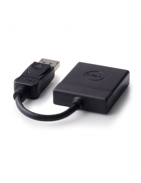 DELL 470-ABEO adaptador de cable de vídeo DisplayPort DVI Negro