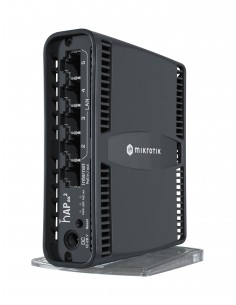 Mikrotik RBC52iG-5HaxD2HaxD-TC router inalámbrico Gigabit Ethernet Doble banda (2,4 GHz   5 GHz) Negro
