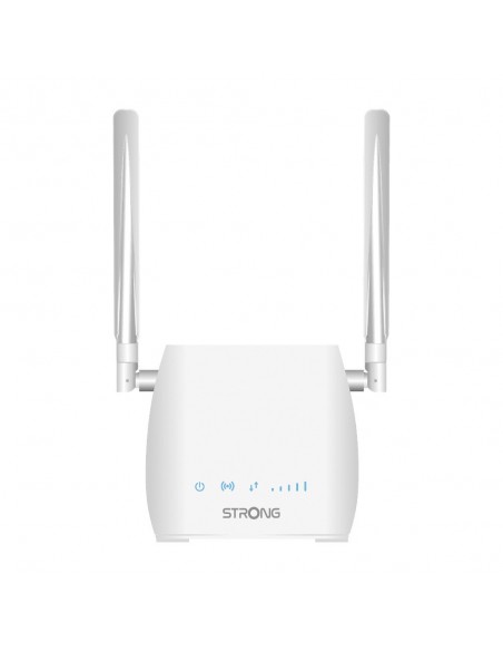 Strong 300M router inalámbrico Ethernet rápido Banda única (2,4 GHz) 4G Blanco