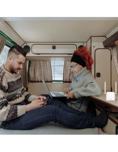 Strong 300M router inalámbrico Ethernet rápido Banda única (2,4 GHz) 4G Blanco