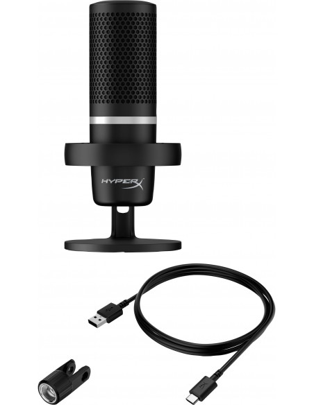 HyperX 4P5E2AA micrófono Negro Micrófono para videoconsola