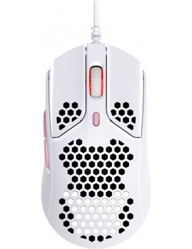 HyperX Ratón gaming Pulsefire Haste (blanco-rosa)