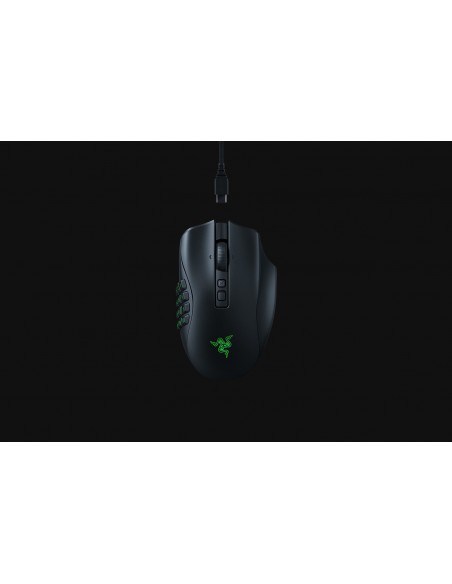 Razer Naga V2 Pro ratón mano derecha RF Wireless + Bluetooth + USB Type-C Óptico 30000 DPI