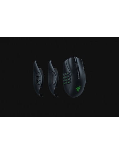 Razer Naga V2 Pro ratón mano derecha RF Wireless + Bluetooth + USB Type-C Óptico 30000 DPI