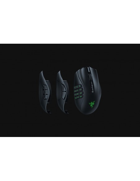 Razer Naga V2 Pro ratón mano derecha RF Wireless + Bluetooth + USB Type-C Óptico 30000 DPI