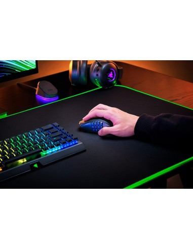 Razer Naga V2 Pro ratón mano derecha RF Wireless + Bluetooth + USB Type-C Óptico 30000 DPI