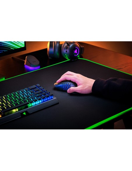 Razer Naga V2 Pro ratón mano derecha RF Wireless + Bluetooth + USB Type-C Óptico 30000 DPI