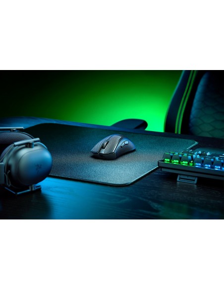 Razer DeathAdder V3 Pro ratón mano derecha RF Wireless + USB Type-C Óptico 30000 DPI