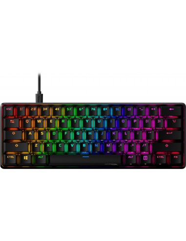 HyperX Teclado mecánico gaming Alloy Origins 60 - HX Red (distribución de EE. UU.)