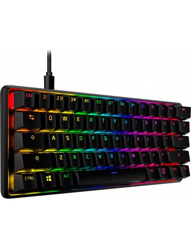 HyperX Teclado mecánico gaming Alloy Origins 60 - HX Red (distribución de EE. UU.)