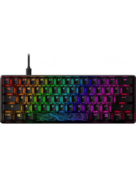 HyperX Teclado mecánico gaming Alloy Origins 60 - HX Red (distribución de EE. UU.) HyperX Teclado mecánico gaming Alloy Origins 60 - HX Red (distribución de EE. UU.)