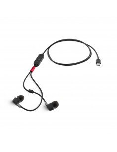 Lenovo 4XD1C99220 auricular y casco Auriculares Alámbrico Dentro de oído Música uso diario USB Tipo C Negro