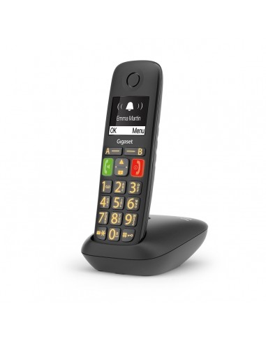 Gigaset S30852-H2901-D201 teléfono Teléfono DECT analógico Identificador de llamadas Negro