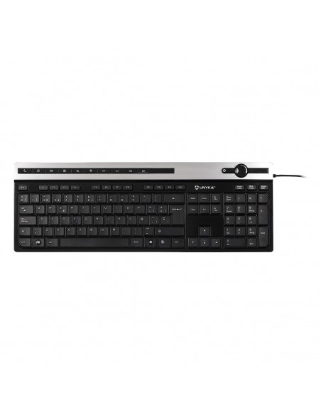UNYKAch A 2930 teclado USB QWERTY Negro, Plata UNYKAch A 2930 teclado USB QWERTY Negro, Plata