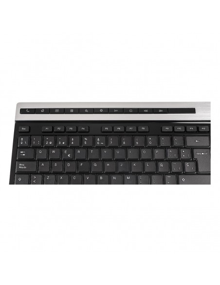 UNYKAch A 2930 teclado USB QWERTY Negro, Plata UNYKAch A 2930 teclado USB QWERTY Negro, Plata