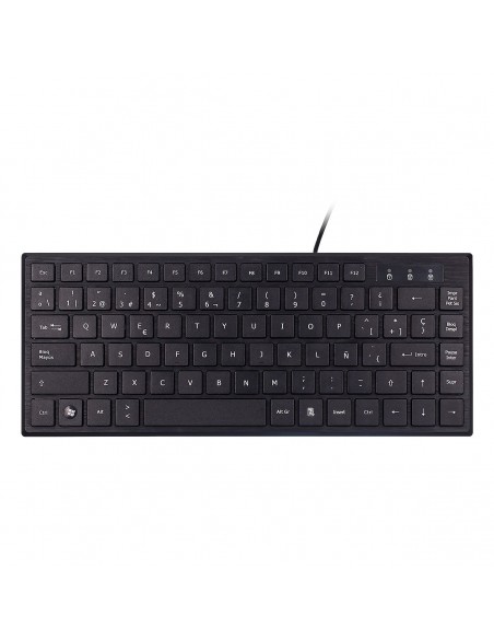 UNYKAch KB 302 Mini teclado USB QWERTY Negro