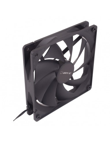 UNYKAch 140 mm Carcasa del ordenador Ventilador 14 cm Negro