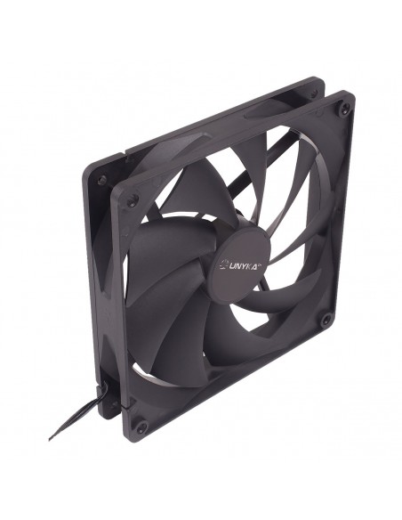 UNYKAch 140 mm Carcasa del ordenador Ventilador 14 cm Negro