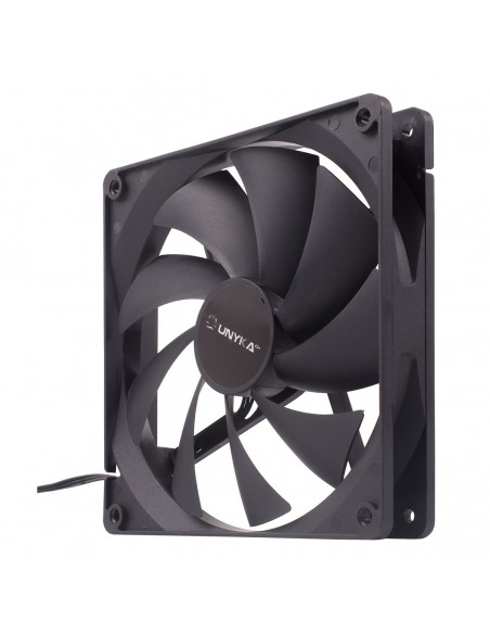 UNYKAch 140 mm Carcasa del ordenador Ventilador 14 cm Negro