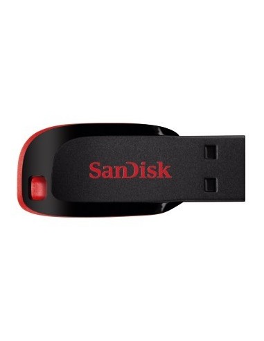 SanDisk Cruzer Blade unidad flash USB 64 GB USB tipo A 2.0 Negro, Rojo