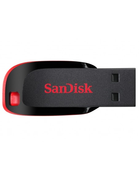 SanDisk Cruzer Blade unidad flash USB 32 GB USB tipo A 2.0 Negro, Rojo