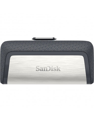 SanDisk Ultra Dual Drive USB Type-C unidad flash USB 128 GB USB Type-A   USB Type-C 3.2 Gen 1 (3.1 Gen 1) Negro, Plata