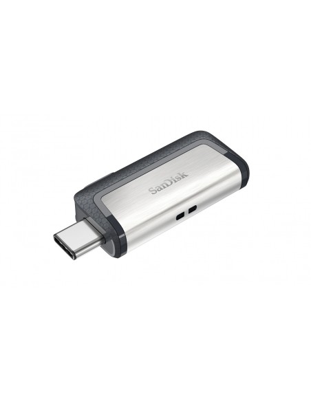 SanDisk Ultra Dual Drive USB Type-C unidad flash USB 128 GB USB Type-A   USB Type-C 3.2 Gen 1 (3.1 Gen 1) Negro, Plata