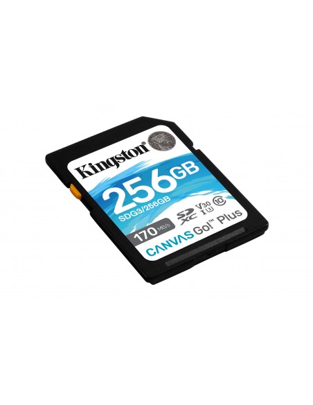 Kingston Technology Canvas Go! Plus 256 GB SD UHS-I Clase 10