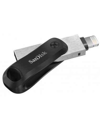 SanDisk iXpand unidad flash USB 64 GB USB Type-A   Lightning 3.2 Gen 2 (3.1 Gen 2) Negro, Plata