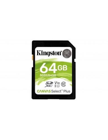 Kingston Technology Canvas Select Plus 64 GB SDXC UHS-I Clase 10