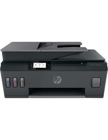 HP Smart Tank Plus Impresora multifunción inalámbrica 570, Color, Impresora para Hogar, Impresión, escaneado, copia, AAD,