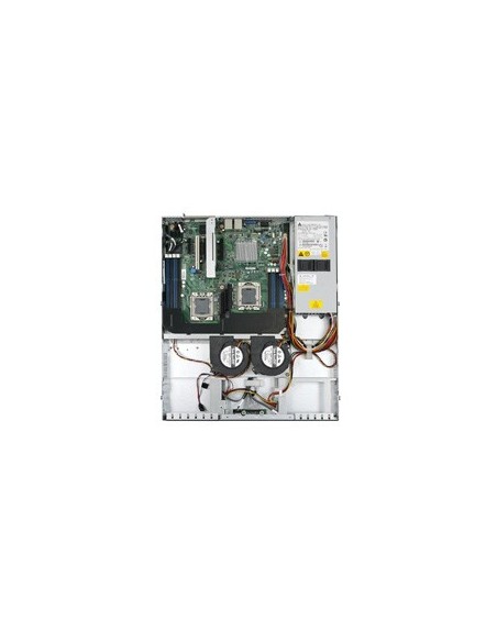 Intel SR1630BCR servidor barebone Intel® 5500 LGA 1366 (Socket B) Bastidor (1U) Aluminio, Negro