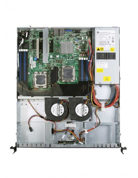 Intel SR1630BCR servidor barebone Intel® 5500 LGA 1366 (Socket B) Bastidor (1U) Aluminio, Negro