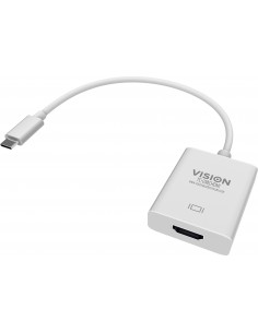 Vision TC-USBCHDMI Adaptador gráfico USB 3840 x 2160 Pixeles Blanco