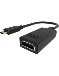 Vision TC-USBCHDMI BL adaptador de cable de vídeo USB Tipo C HDMI tipo A (Estándar) Negro