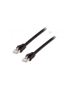 Equip 608050 cable de red Negro 1 m Cat8.1 S FTP (S-STP)