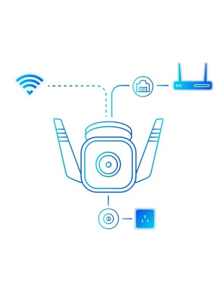 TP-Link TC65 cámara de vigilancia Bala Cámara de seguridad IP Exterior 2304 x 1296 Pixeles Techo pared