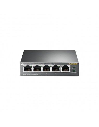 TP-Link TL-SF1005P switch No administrado Fast Ethernet (10 100) Energía sobre Ethernet (PoE) Negro