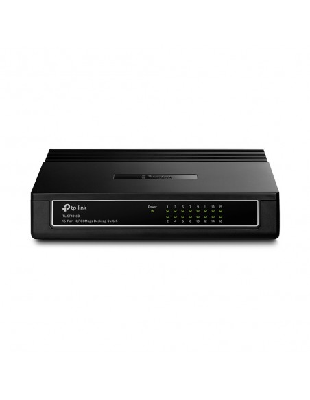 TP-Link TL-SF1016D switch Fast Ethernet (10 100) Negro