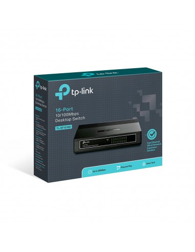 TP-Link TL-SF1016D switch Fast Ethernet (10 100) Negro