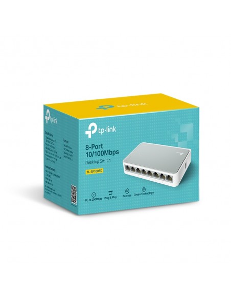 TP-Link TL-SF1008D switch No administrado Fast Ethernet (10 100) Blanco