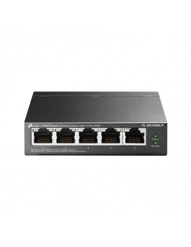 TP-Link TL-SG1005LP switch No administrado Gigabit Ethernet (10 100 1000) Energía sobre Ethernet (PoE) Negro